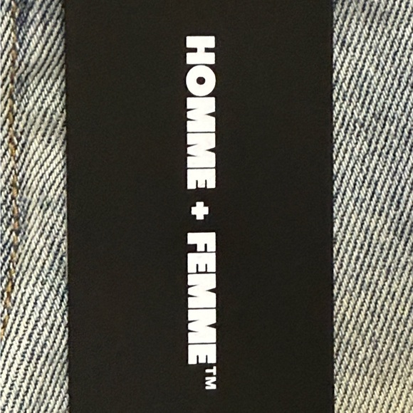 Homme +Femme Band Denim‎ Stone Wash Jeans NWT - Picture 5 of 6